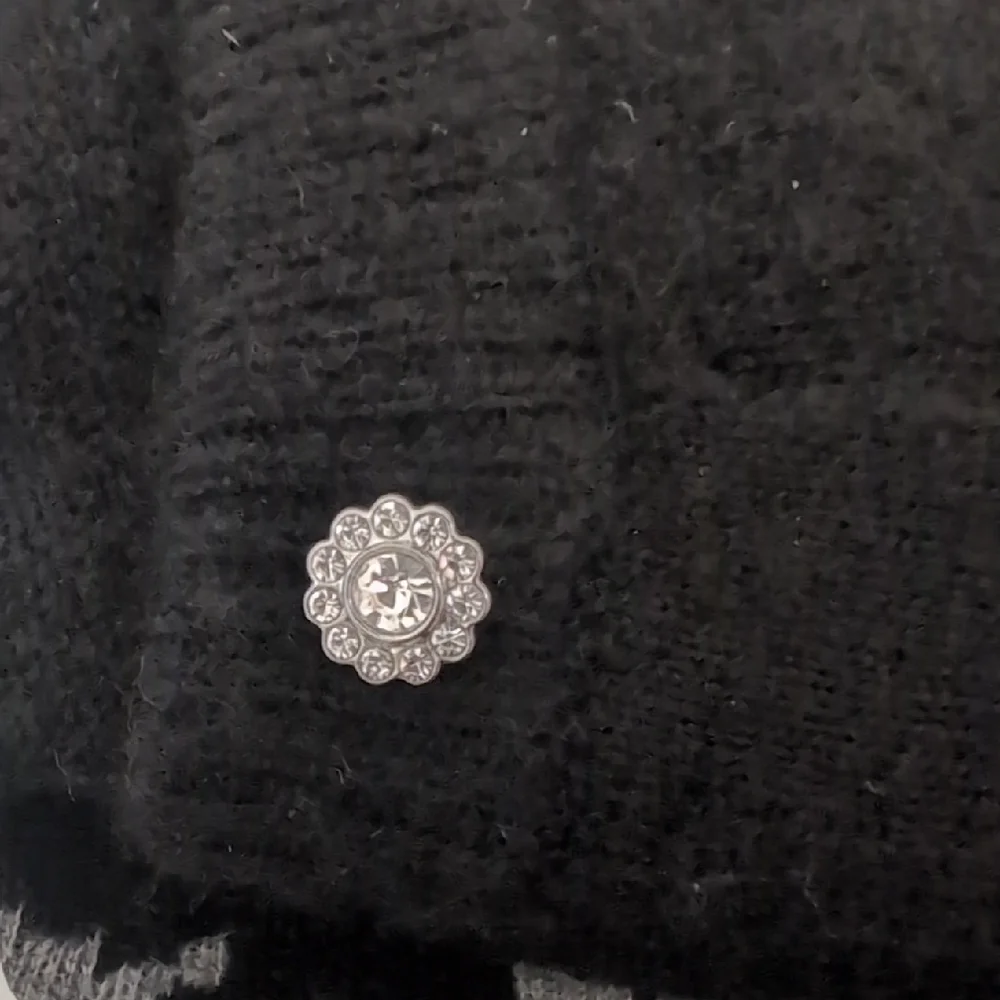 H&M Black Rhinestone Button Cardigan - Picture 6 of 6